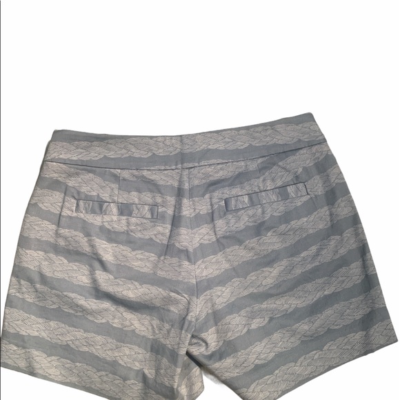 ⭐️J.Crew Stretch Shorts Nautical Rope Side Zipper⭐️ - Picture 3 of 12